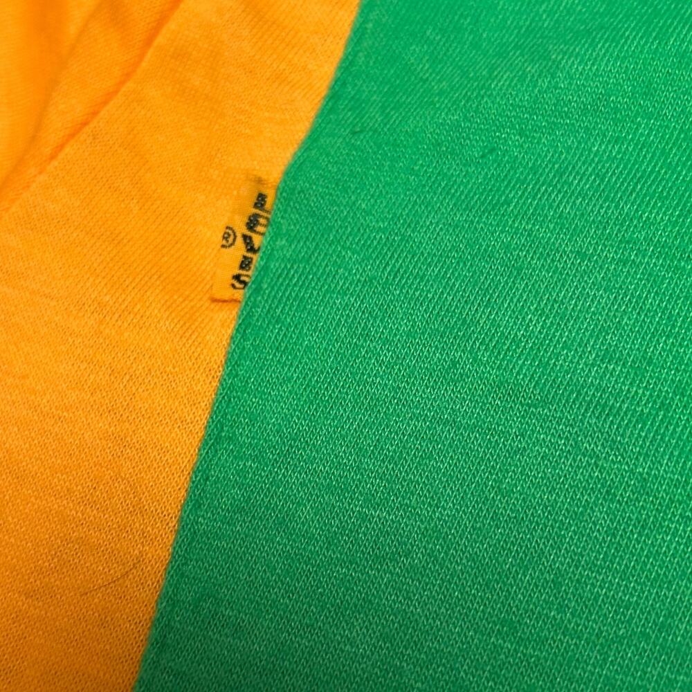 Vintage Levi’s 1984 Olympics Official Staff Uniform Green Orange Polo Shirt L - Picture 5 of 7
